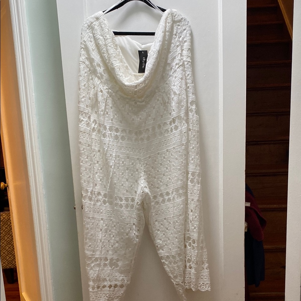 White Lace Jumpsuit